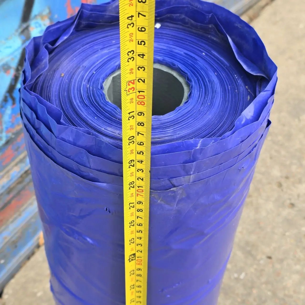 Rollo de Nylon Azul para Construcción o Protección