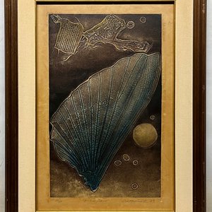 Grabado "Élitro sideral" de Rimer Cardillo, 1979 - imagen 2