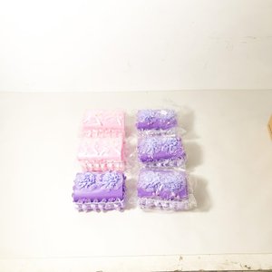 Seis Joyeros Infantiles Decorativos Rosados y Lila - imagen 1