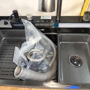 Pileta Doble Multifunción con Cascada y Accesorios - imagen 4