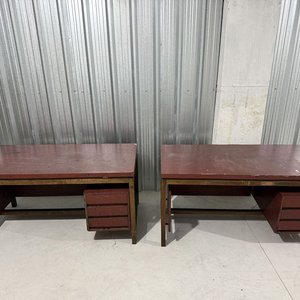 Escritorio de Madera con 3 Cajones y Extensión Lateral - imagen 1