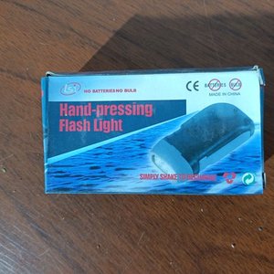 Par de Linternas a Fricción "Hand-pressing Flash Light" Nuevas - imagen 2
