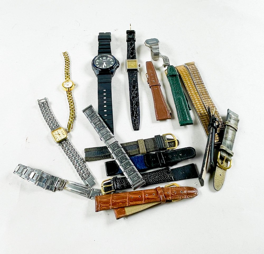 Lote de Relojes de Pulsera y Mallas Variadas