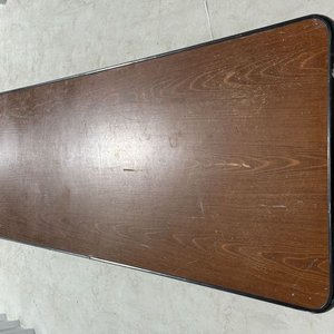 Mesa Rectangular Multiuso Estructura Metálica Tapa Imitación Madera - imagen 5
