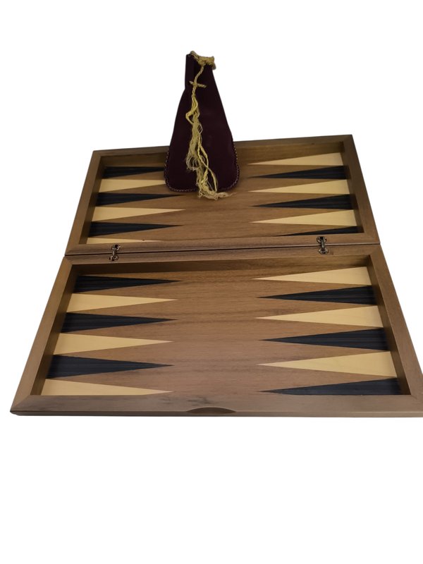 Backgammon en Madera de Nogal - Juego de Estrategia - imagen 3