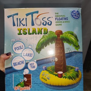 Inflable Tiki Toss Island para Piscina con Apoya Vasos, Modelo Palmera, Nuevo en Caja - imagen 3