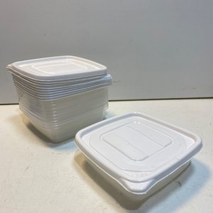 Juego de 5 Bowls de Acero Inoxidable con Tapas y Set de 10 Recipientes Plásticos - imagen 6