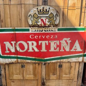 Chapa pintada cerveza norteña 1,42 x 0,85 alto - imagen 3