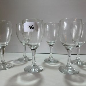 Juego de 6 Copas de Agua de Vidrio Transparente - imagen 2