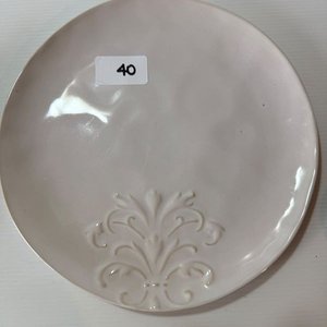 Juego de Café de Loza Blanca para 6 Personas con Plato para Torta - imagen 4