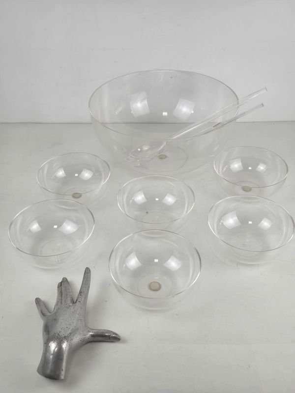Juego de Fruta Acrílico Italiano Guzzini Transparente