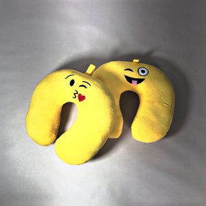 Diez Almohadones de Viaje con Diseño de Emojis - imagen 1