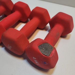 4 Mancuernas Rojas de 4 kg Cada Una - imagen 6