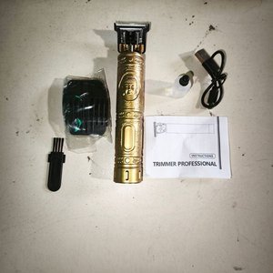 8 Patilleras Vintage T9 Profesionales Doradas con Accesorios - imagen 2