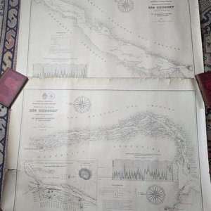 Lote anterior: Mapa de Navegación Río Uruguay entre Desembocadura y Concepción (1915)