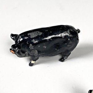 Lote de 14 figuras de plomo: animales variados y casita de perro - imagen 5
