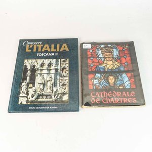 Lote siguiente: Dos Libros de Arte: "Conoscere L'Italia Toscana II" y "Cathédrale de Chartres"