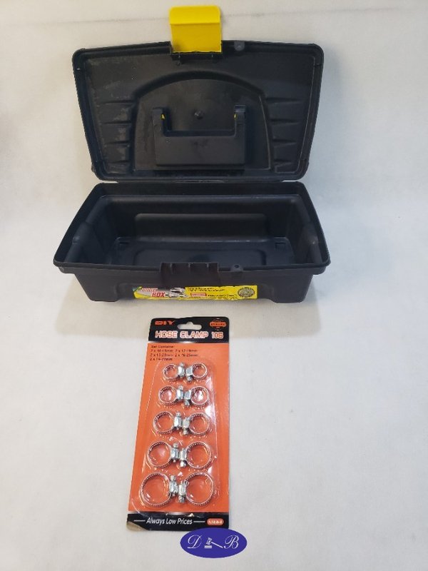 Valija Negra con Set de Abrazaderas Metálicas - imagen 1