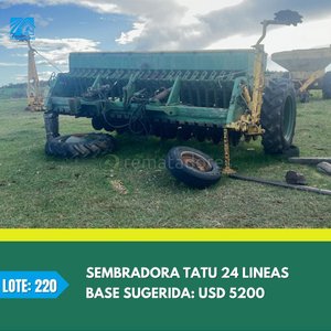 Lote siguiente: Sembradora Tatu 24 Líneas