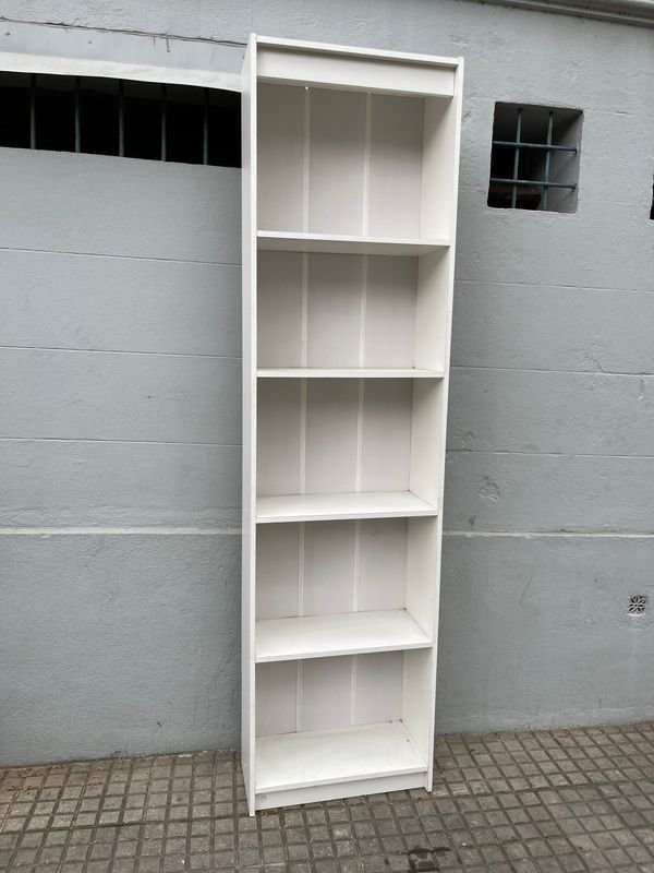 Biblioteca Blanca Moderna con 5 Estantes de MDF - imagen 1