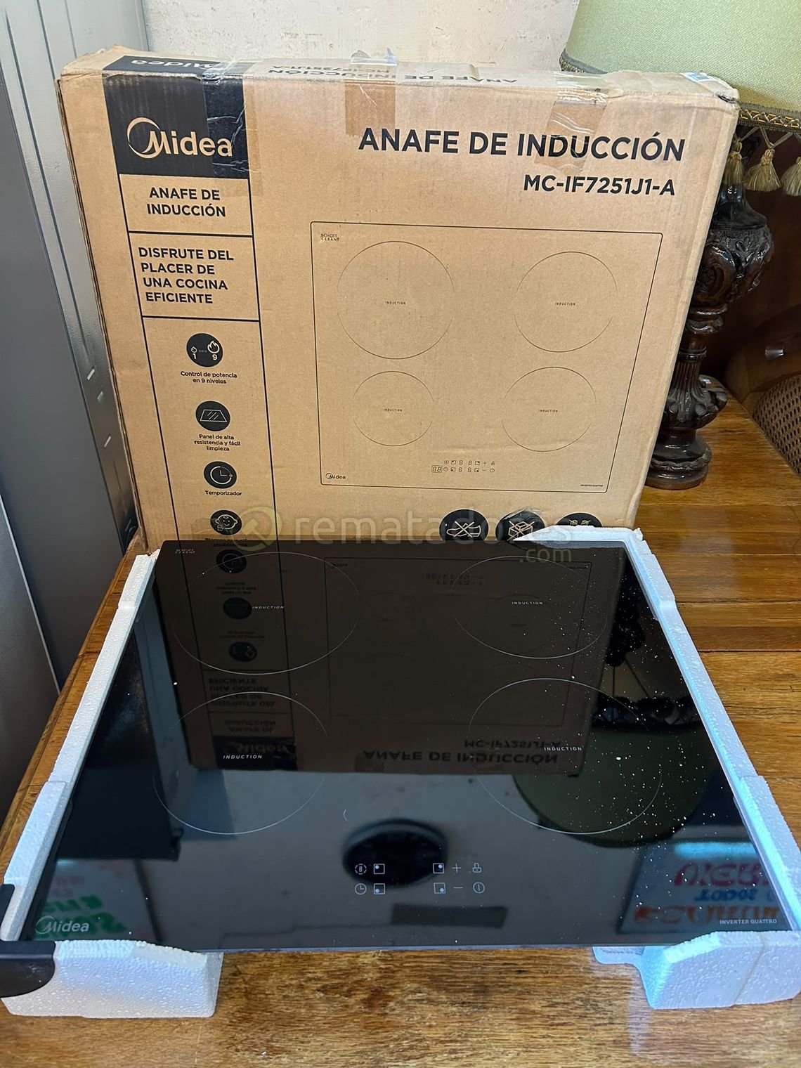 Anafe de Inducción Midea MC-IF751J1A con Panel Táctil