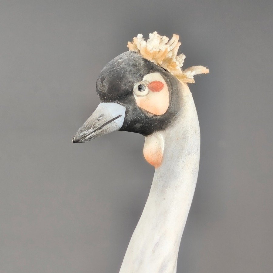Figuras de pájaros y grullas de porcelana - imagen 9