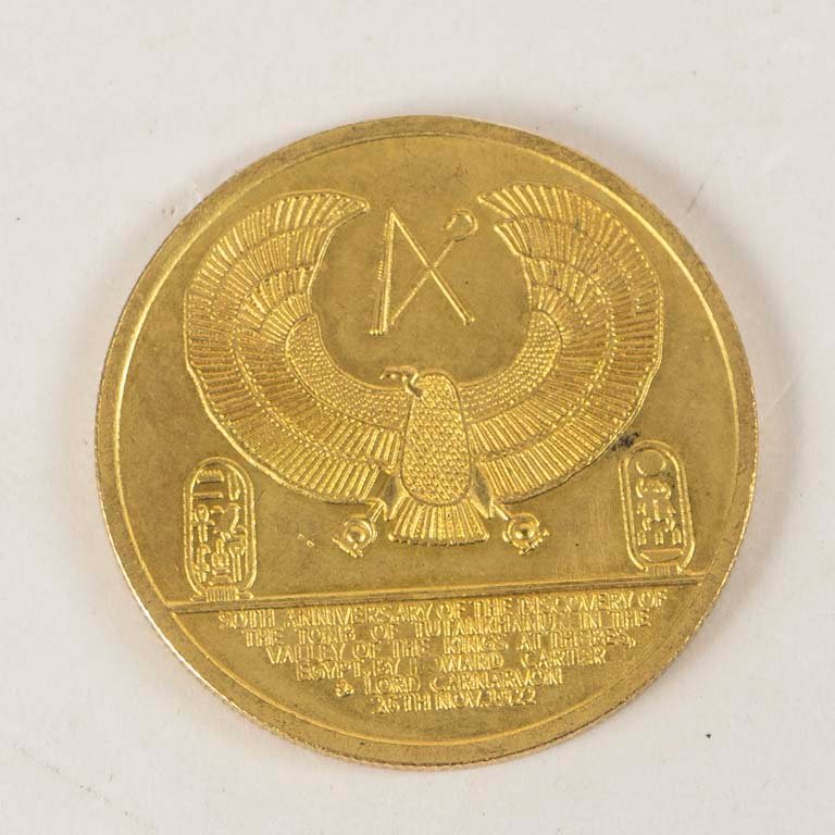 Moneda bronce con motivo faraón - imagen 2