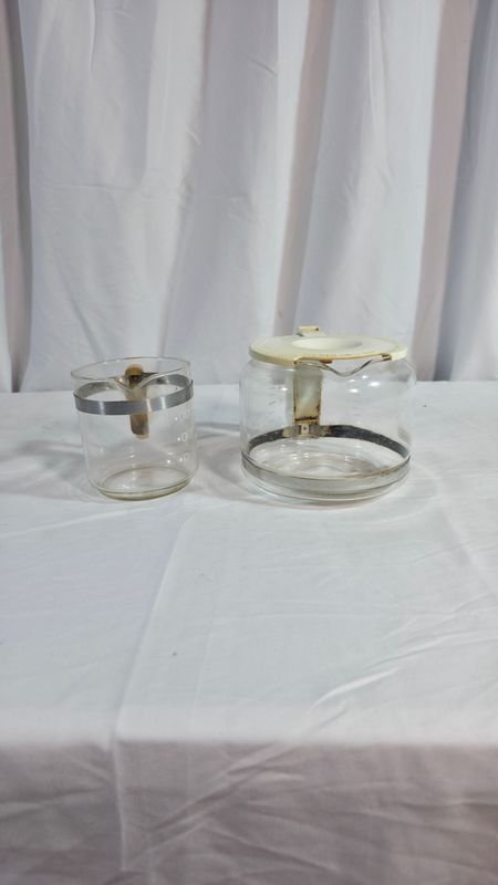 Par de Jarras de Vidrio para Cafetera