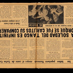 Diario El Diario - Martes 25 de Junio de 1935 - Día Siguiente a la Muerte de Gardel - imagen 1