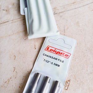 Set de 4 paquetes de 3 limas para motosierra Leiyute - imagen 3