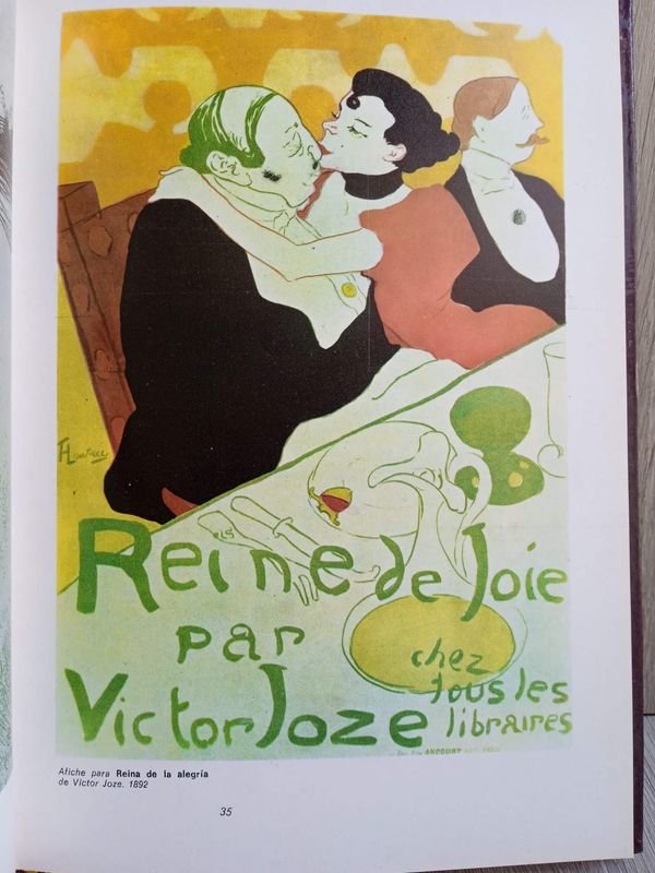 Libro con la Historia y Pinturas de Toulouse Lautrec - imagen 2