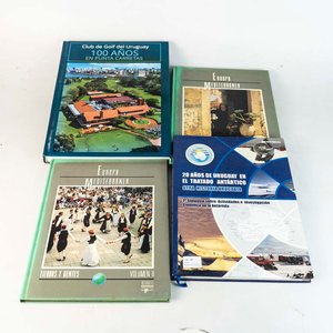 Lote anterior: Lote de 4 Libros: Europa Mediterránea, Tratado Antártico, Historia Uruguaya y Golf Club Punta Carretas
