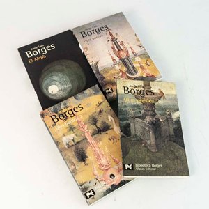 Lote anterior: 4 Libros de Jorge Luis Borges: El Aleph y Obra Poética