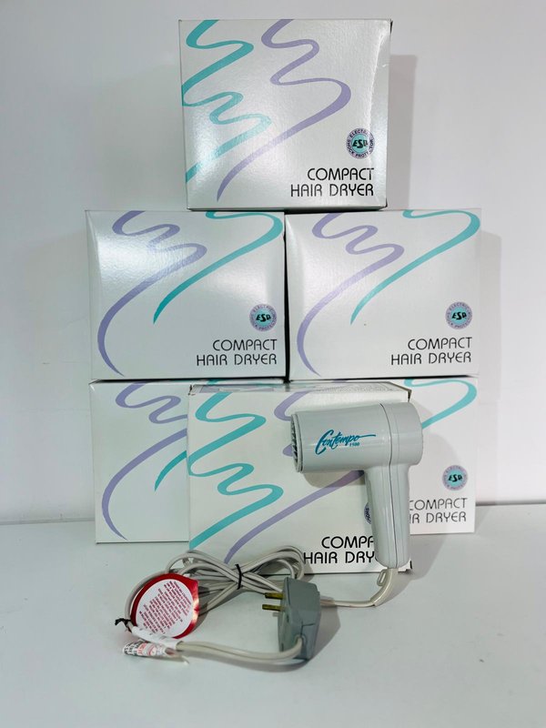 Set de 6 Secadores de Pelo Contempo 1500 Compact Hair Dryer - imagen 1