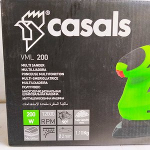 Lijadora Eléctrica Casals VML 200 de 200W, Portátil y Nueva - imagen 3