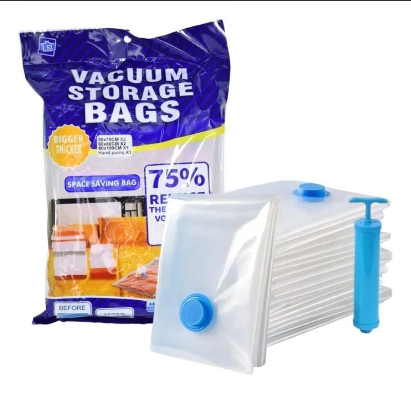 Kit de Bolsas de Vaco para Comprimir y Almacenar - imagen 2