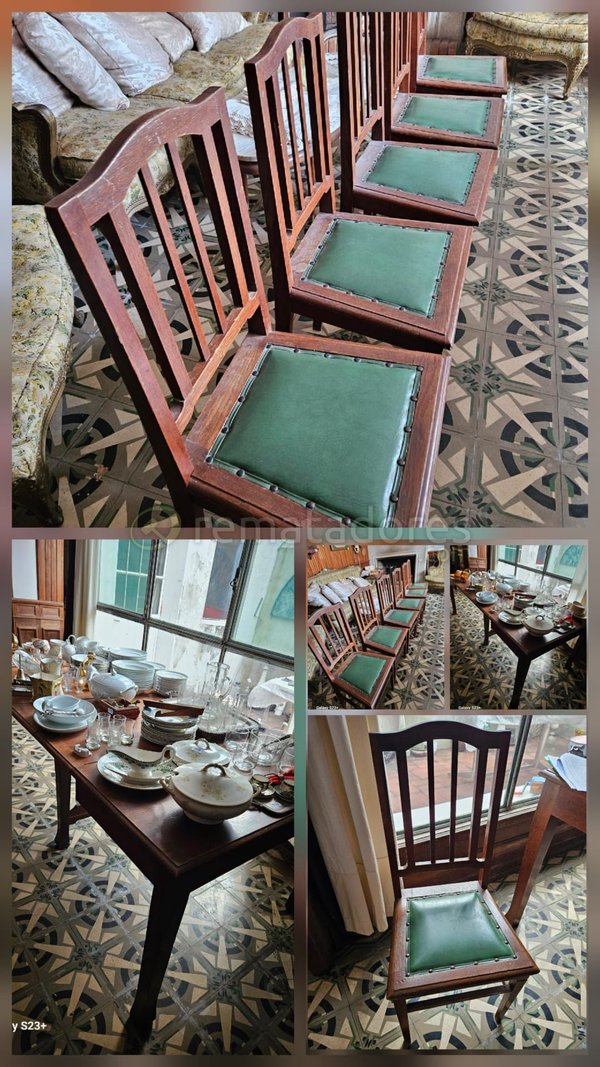 Conjunto de 6 Sillas de Comedor Estilo Clásico