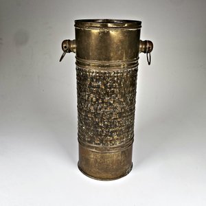 Paragüero Bronceado con Asas Metálicas y Textura Labrada - imagen 2