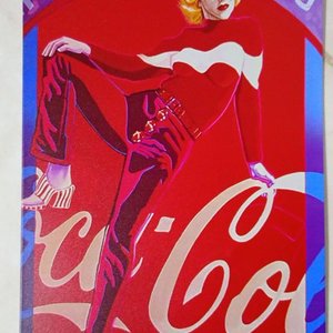 Lote anterior: Chapa Publicitaria Coca Cola con Figura Estilo Marilyn Monroe