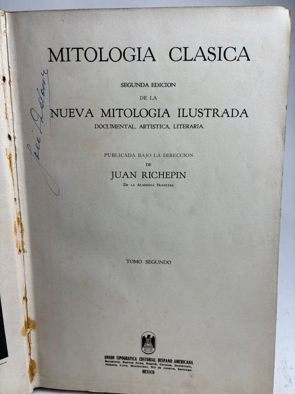 Libro de Mitología Clásica en dos tomos - imagen 3