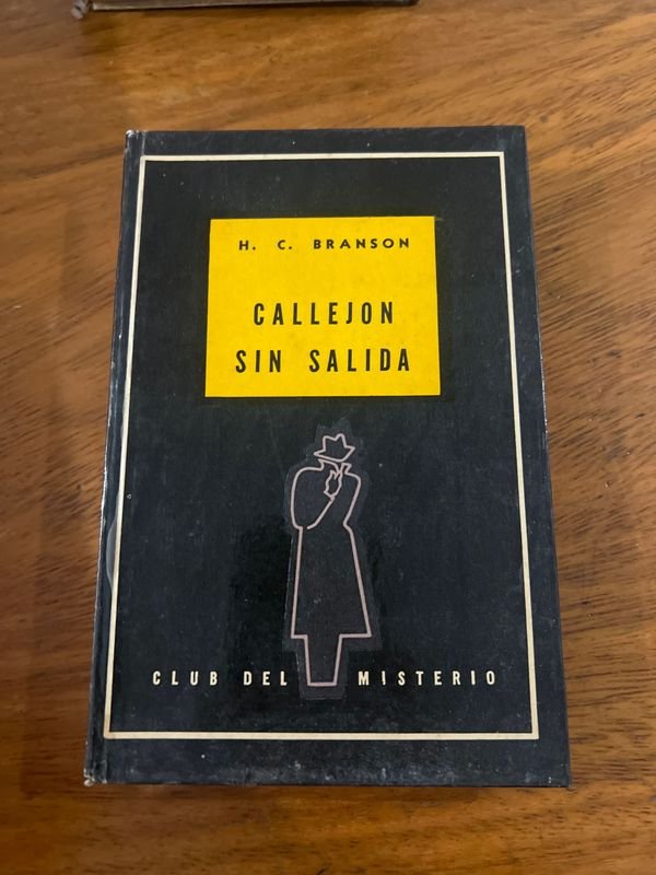 Libro "Callejón sin Salida" de H.C. Branson - Club del Misterio