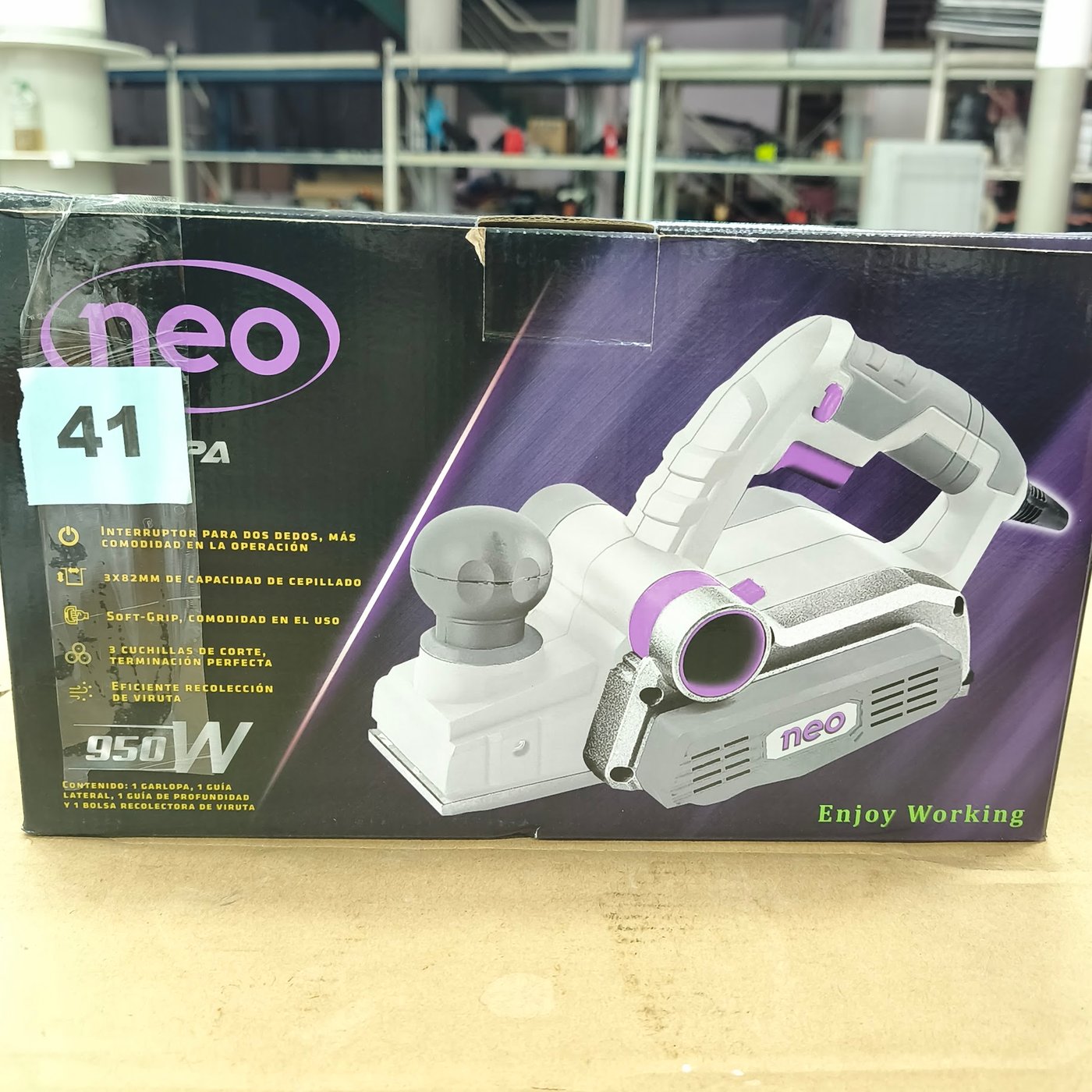 Cepillo Eléctrico Neo GG 903 950W con Empuñadura Superior