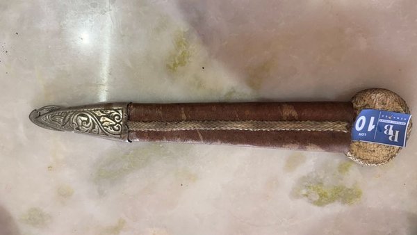 Vaina de cuero con puntera de plata - Accesorios para Vehículos - imagen 1