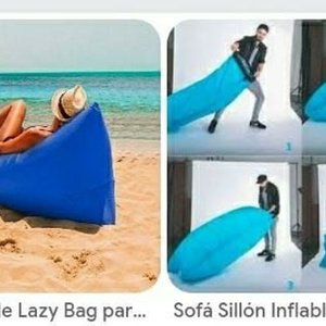 Lote anterior: Sillón Inflable Tipo Lazy Bag Azul para Exterior