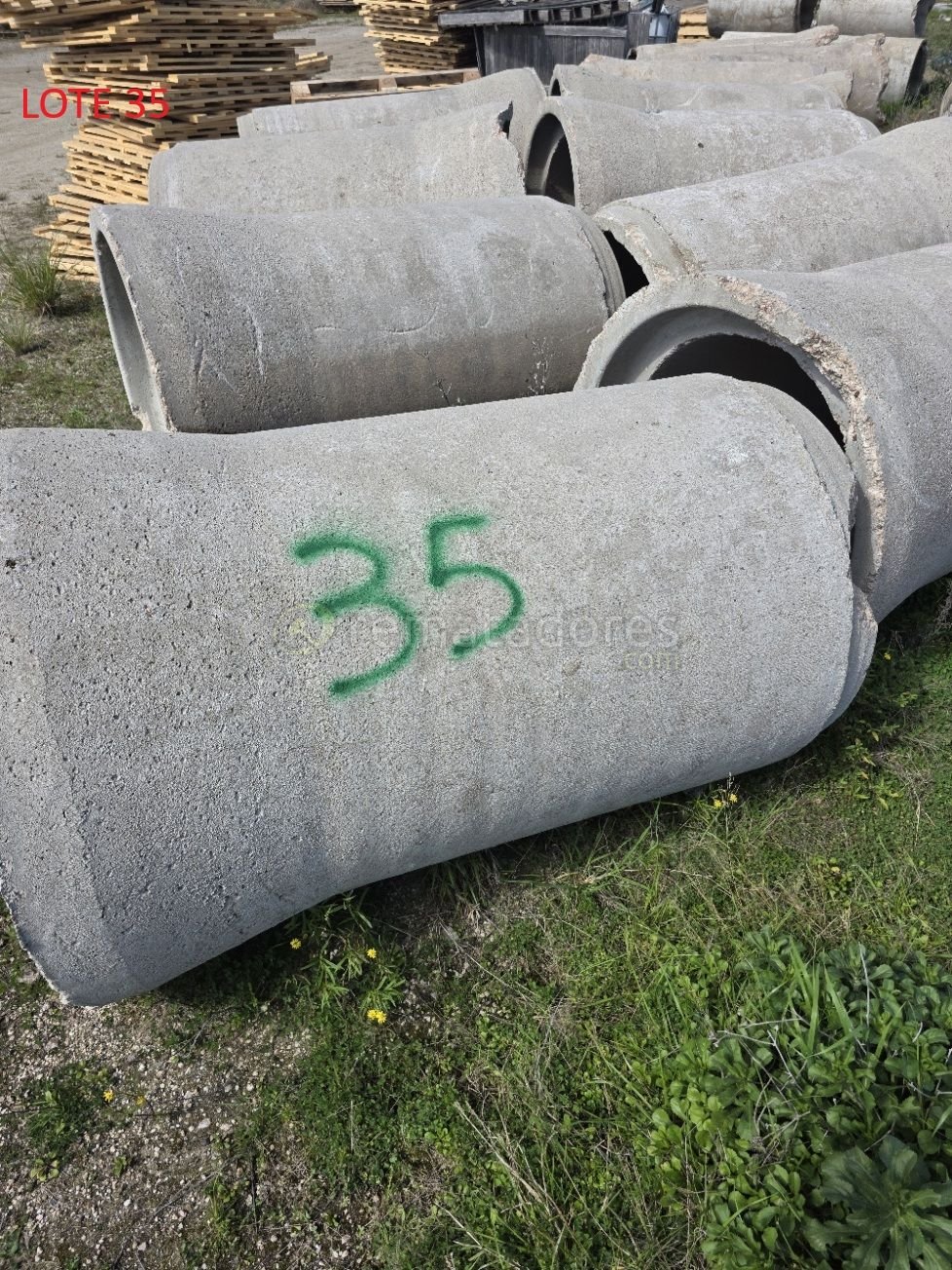 Lote de Tuberías de Concreto para Construcción