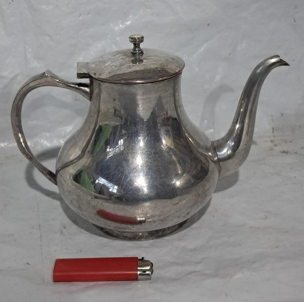 Tetera Antigua Baño de Plata