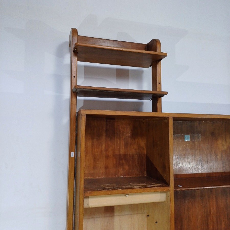 Biblioteca en madera maciza para almacenamiento y decoración - imagen 3