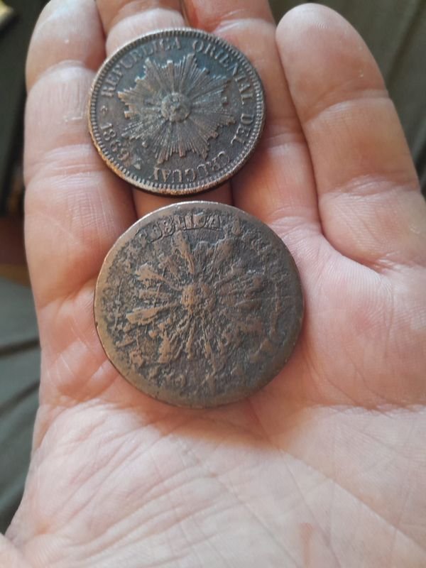 Lote de monedas uruguayas originales para coleccionistas - imagen 3