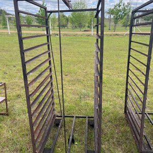 Lote siguiente: Carro Metálico Reforzado para Bandejas con Ruedas de Acero