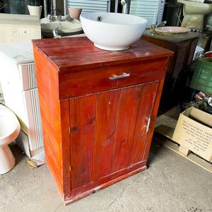 Mueble de Baño de Madera con Bacha y Grifería - imagen 1